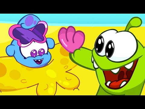Capa de As Histórias do Om Nom: Novos Vizinhos ⭐ Diversão na praia ⭐  Novo ⭐  Desenhos Animados