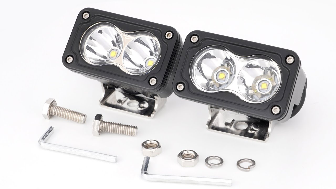 3INCH 40W FLOOD LED PODS WHITE - Video 1