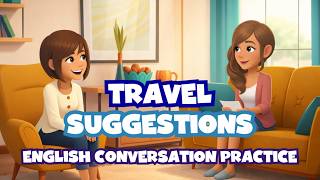 Travel Suggestions - Travel - English Conversation Practice - Basic English - Key Vocabulary Review