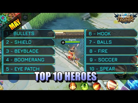 TOP 10 HEROES FOR MAY 2020 IN MOBILE LEGENDS: BANG BANG