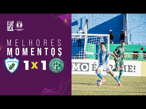 CABEÇADA DE VIDEO GAME E MILAGRE DO GOLEIRO! Londrina 1 x 1 Guarani - Melhores Momentos
