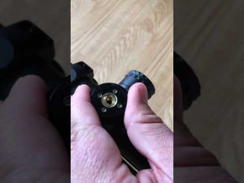 Disengaging the Nightforce zero stop