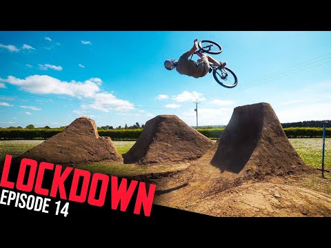 RIDING THE BEST NEW BACKYARD DIRT JUMP CREATION!! LOCKDOWN EP14