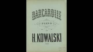 François Dumont joue Kowalski – Barcarolle