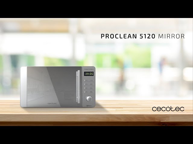 Microonde Cecotec ProClean 5120 Mirror 20L 700W con Grill 3DWave Ready2Clean video