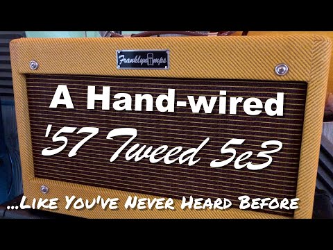 FranklynAmps hand wired '57 Tweed Deluxe 5E3 Combo image 7