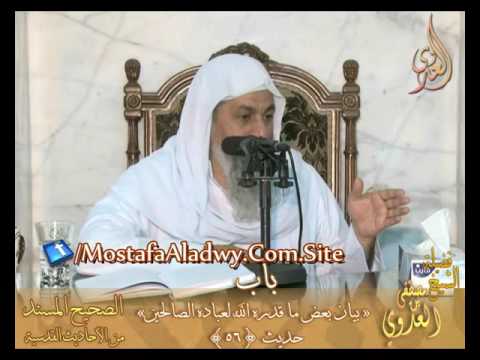  الأحاديث القدسية  باب( بيان بعض ما قدره الله لعباده الصالحين) ح 56 لفضيلة الشيخ مصطفى العدوي 