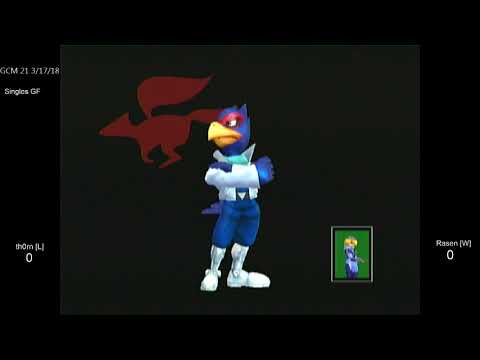 GCM 21 SSBM - th0rn [L] (Falco) vs. Rasen [W] (Sheik) - Melee GF