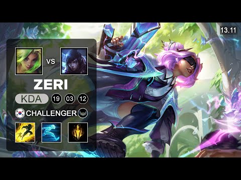 Zeri vs Aphelios ADC - KR Challenger - Patch 13.11 Season 13