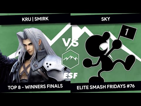 Elite Smash Fridays #76 - Smirk (Sephiroth) vs Sky (Mr. Game and Watch) - Top 8 - Winners Finals