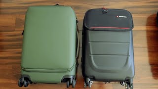 Peak Design Roller Pro Carry-On vs Manfrotto Reloader Spin-55