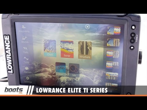 Lowrance Elite Ti Chartplotter/Fishfinder: First Look Video Sponsored by United Marine Underwriters