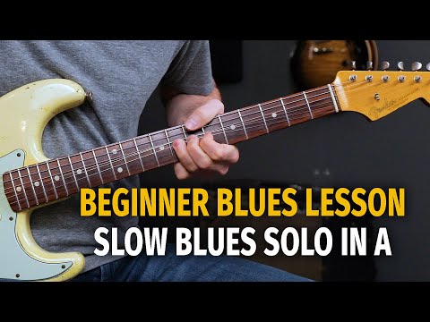 Learning to Solo over a 12 Bar Blues in the Key of A - Beginner/Intermediate Level