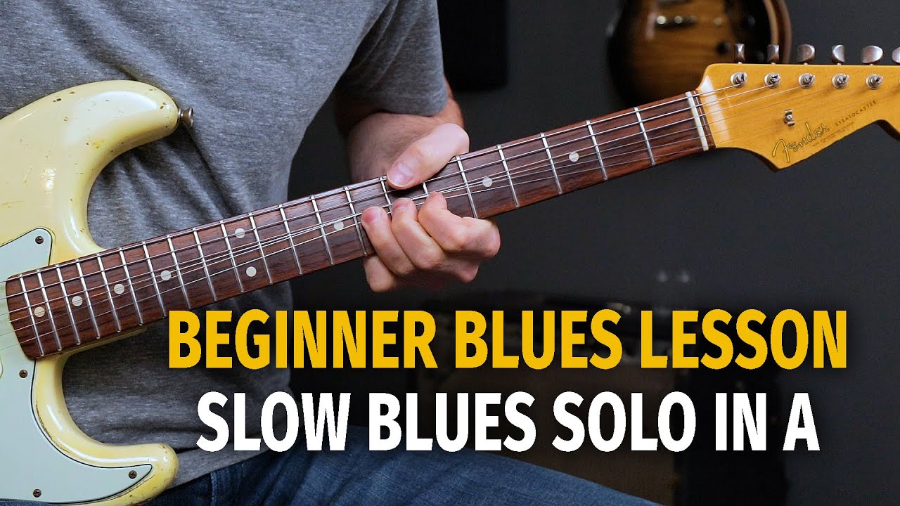 How to Solo over a 12 Bar Blues in the Key of A - Beginner/Intermediate Level