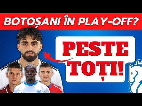 FC Botoșani are față de Play-off: ATAC Letal, PORTAR Erou