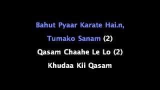 Download lagu Bahut Pyar Karte Hai Karaoke .m4v mp3