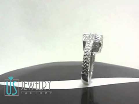 SKU: ER-154DP Princess Cut Diamond Engagement Ring 14K