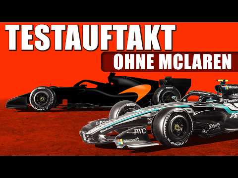 F1 2026: McLaren fehlt beim Testauftakt – Neuer Mercedes erinnert an Ferrari