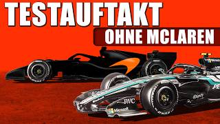 F1 2026: McLaren fehlt beim Testauftakt – Neuer Mercedes erinnert an Ferrari