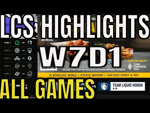 LCS Spring 2023 W7D1 Highlights ALL GAMES - FLY vs TL, TSM vs IMT, C9 vs EG, 100 vs GG, CLG vs DIG