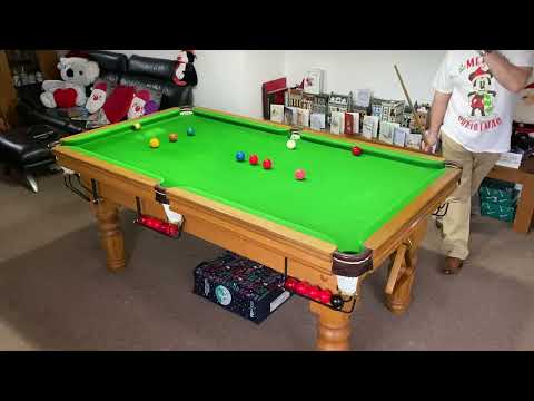 167 maximum break with golden ball from the line up!