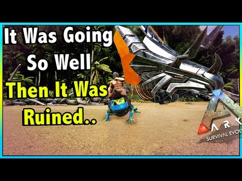 EVERYTHING WAS DOING GREAT THEN THIS DINOSAUR RUINED IT!! || ARK MODDED EP 2!