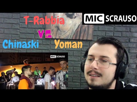 Reazione MIC SCRAUSO lll - T-rabbia vs Chinaski vs Yoman (8ttavi di finale) REACTION