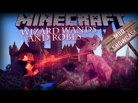 Minecraft: HARRY POTTER IN MINECRAFT? (Wizard Wands and Robes: Mod Showcase)