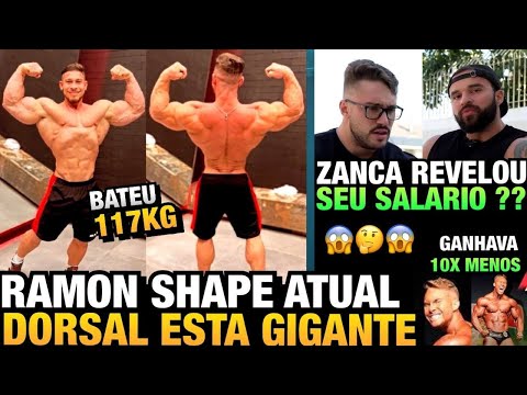 RAMON MOSTRA DORSAL GIGANTE, BATEU 117KG E ASSUSTOU GERAL - ZANCA FALA SOBRE SEU SALÁRIO ATUAL
