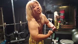 筋トレダイエット9ヶ月 断食＆豆腐ダイエット15  日目 弱点のラットプルダウン 広背筋 久しぶりの筋トレ部屋 まみとの幸せ❤最近のこと❤ 境界線について❤ꉂ🤣𐤔‪照 