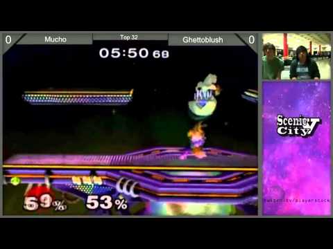 Scenic City V: Melee Singles - Mucho(Peach) VS Ghettoblush(Fox)