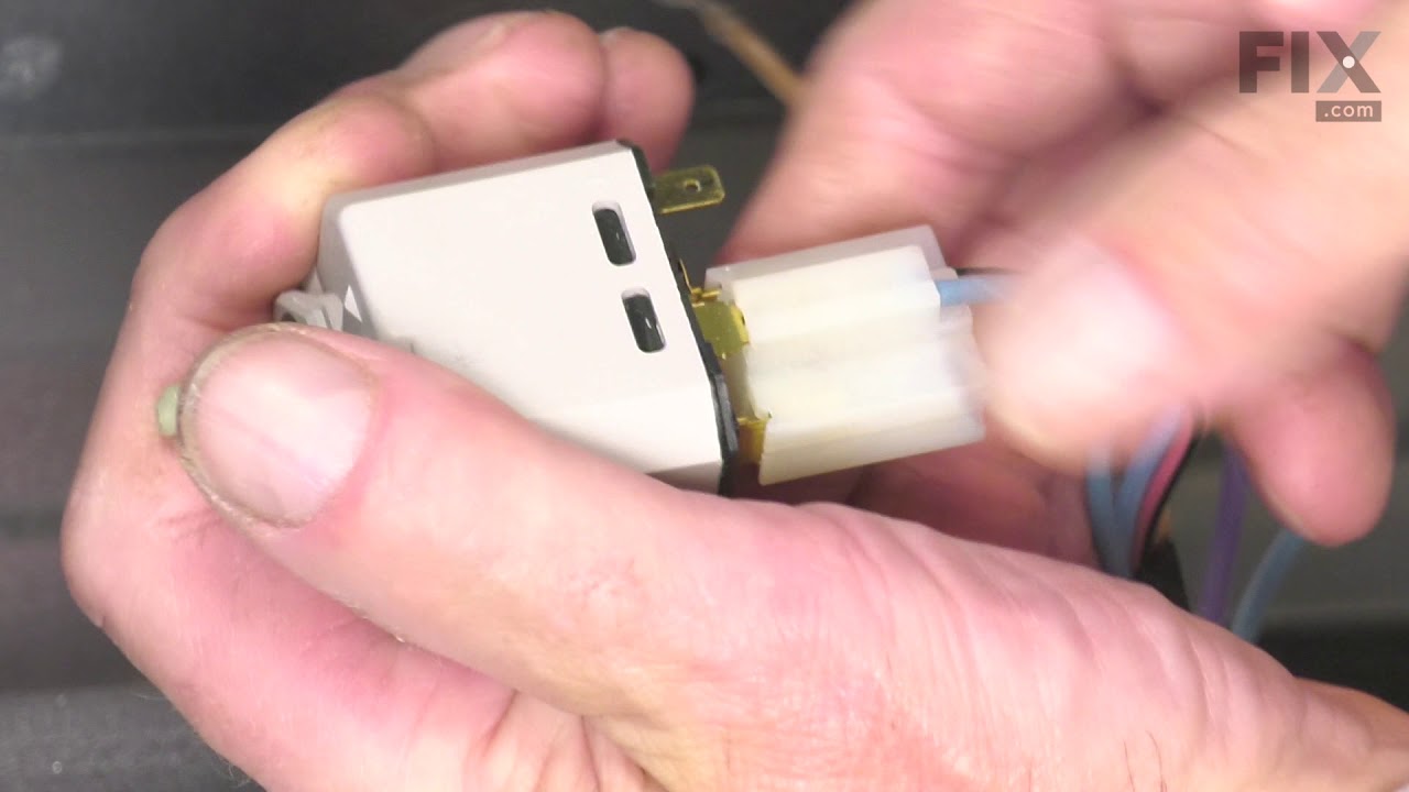 Replacing your Whirlpool Dryer Push-to-Start Switch