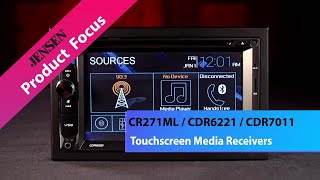 CR271ML CDR6221 and CDR7011 Touchscreen Receivers