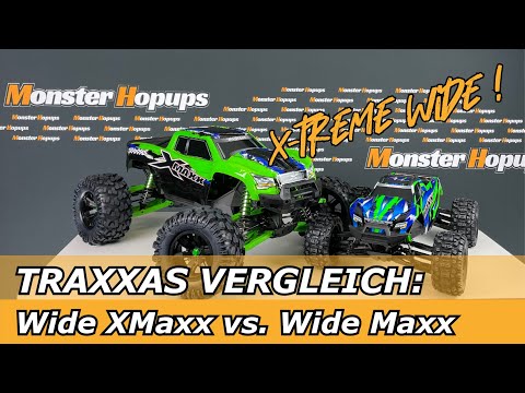 Vergleich: TRAXXAS Wide X-Maxx vs. TRAXXAS Maxx