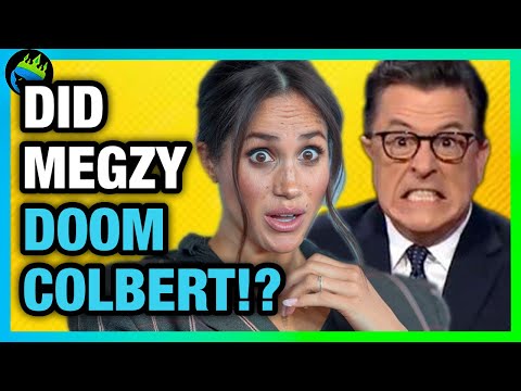 Meghan Markle BLAMED For The AXING of the STEPHEN COLBERT SHOW!