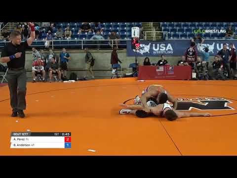 Junior FS 182 Cons 32-1 - Adrian Perez (FL) vs. Byron Anderson (UT)