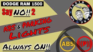 How To: FIX!! ABS Light and Parking Brake Light Always ON Issue (Dodge RAM 1500)