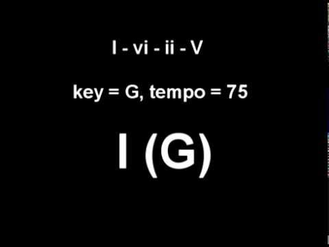 I - vi - ii - V in G. Popular Four Chord Turnarounds
