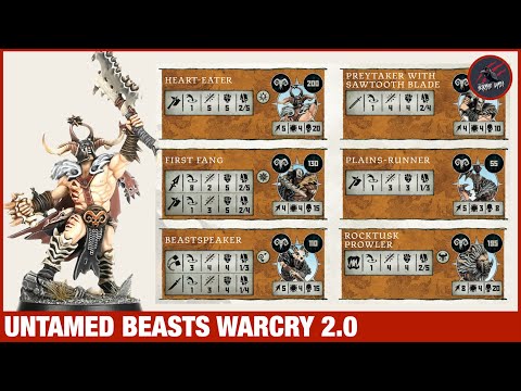 UNTAMED BEASTS WARCRY 2.0 - The Changes, Reaction, Fighter Cards, Abilities - Warhammer Deep Dive