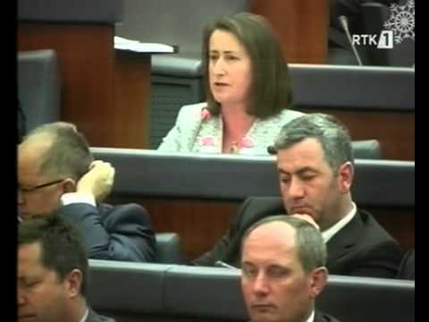 Safete Hadergjonaj Kuvendi i Kosoves 29.12.2014