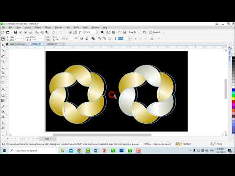 3D Cold Drinks Logo Corel Draw X8 Tutorial