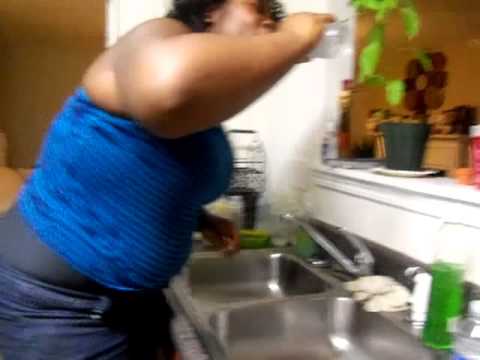 Christy does the Cinnamon Challenge lmfao