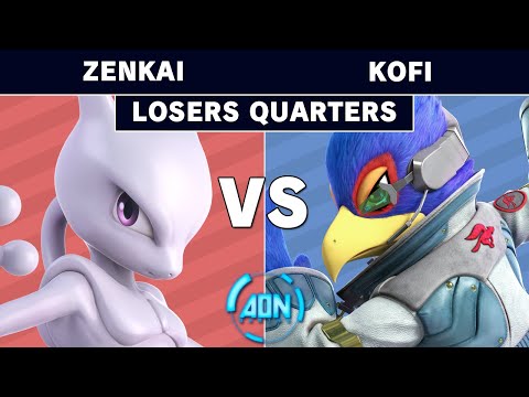 AON 43 - Zenkai (Mewtwo) Vs. Kofi (Falco) Losers Quarters - Smash Ultimate