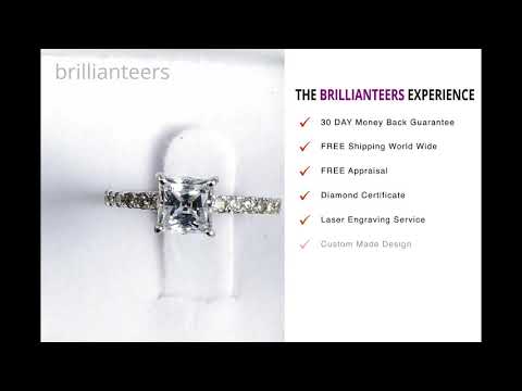 Felicienne Princess-cut Diamond Engagement Ring