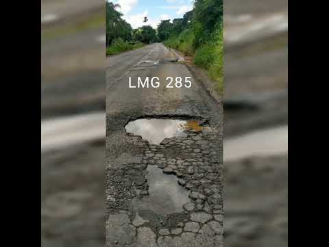 Rodovia estadual MG 285 entre Astolfo Dutra, Dona Eusébia e Cataguases MG é só buracos -  29/01/23 😡