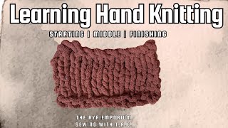 How to Start Hand Knitting