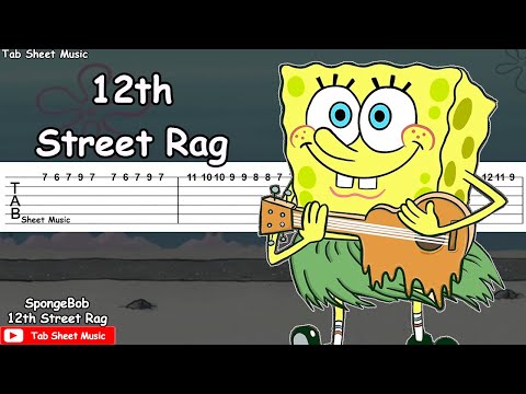 SpongeBob - 12th Street Rag Guitar Tutorial