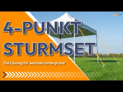 4 Punkt Sturmset - Zelt stabil befestigen