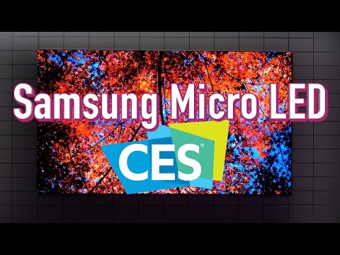 Samsung Micro LED TVs unveiled at CES 2020
