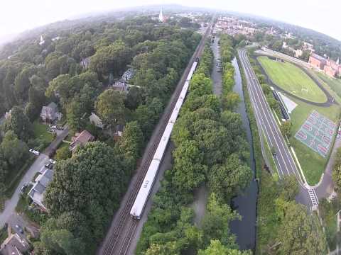 MBTA commuter rail  in Winchester, MA